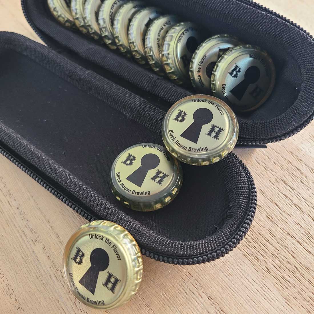 Bottle Cap Resin Crokinole Discs, Brand Sets