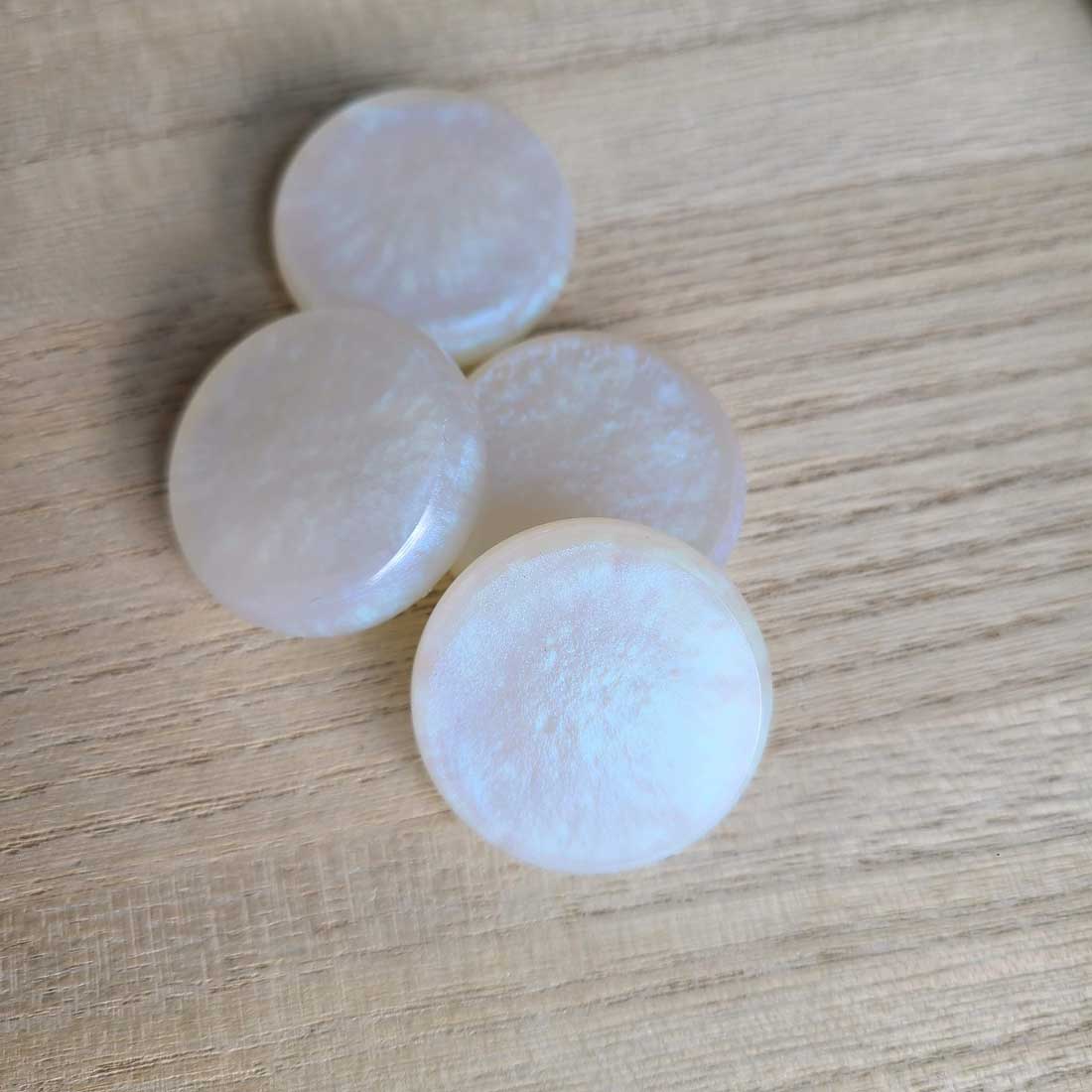 Resin Crokinole Discs, Ice