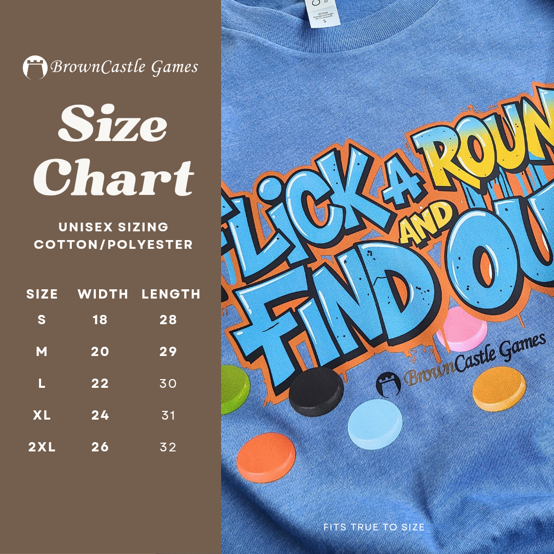 Crokinole Shirt, Flick A Round