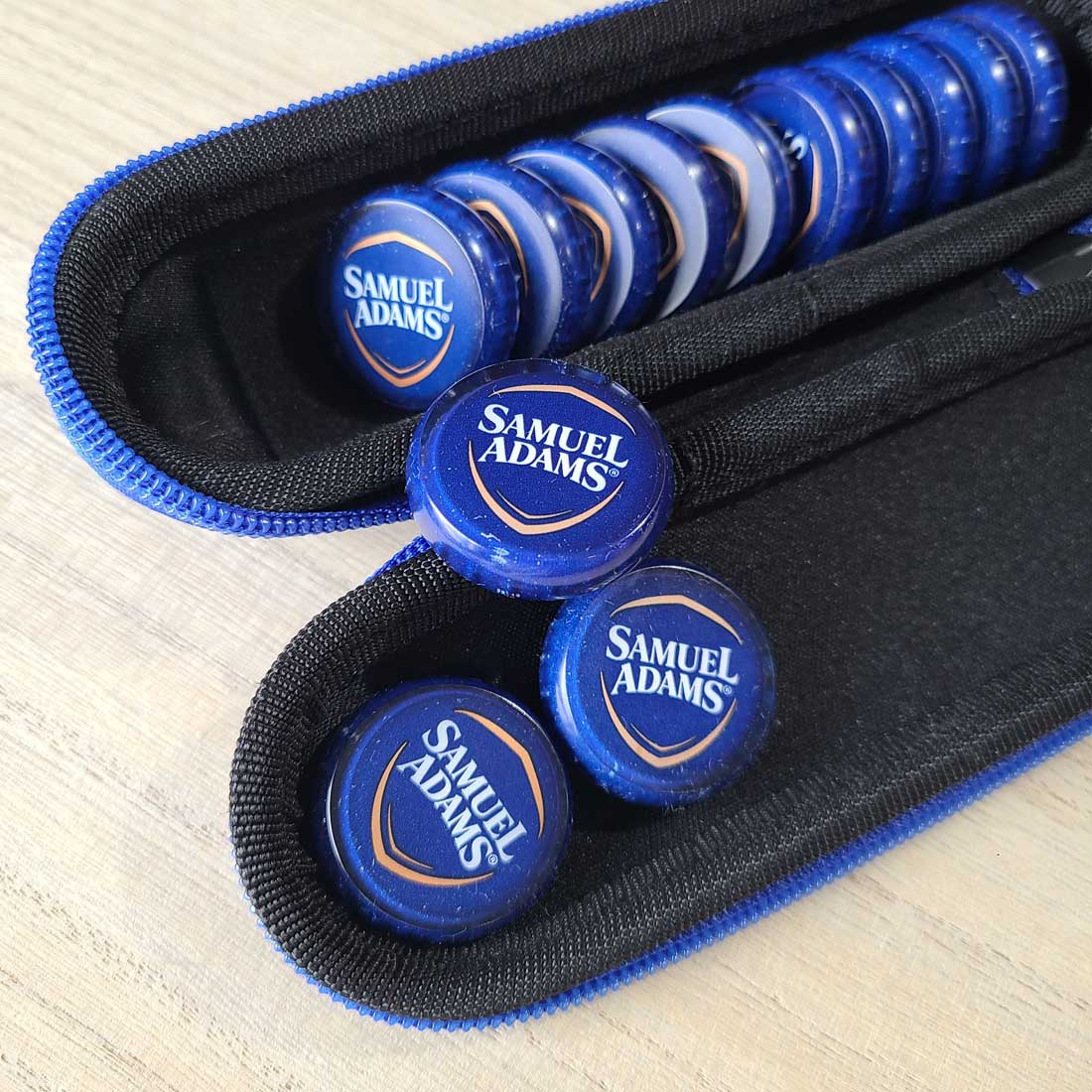 Bottle Cap Resin Crokinole Discs, Brand Sets