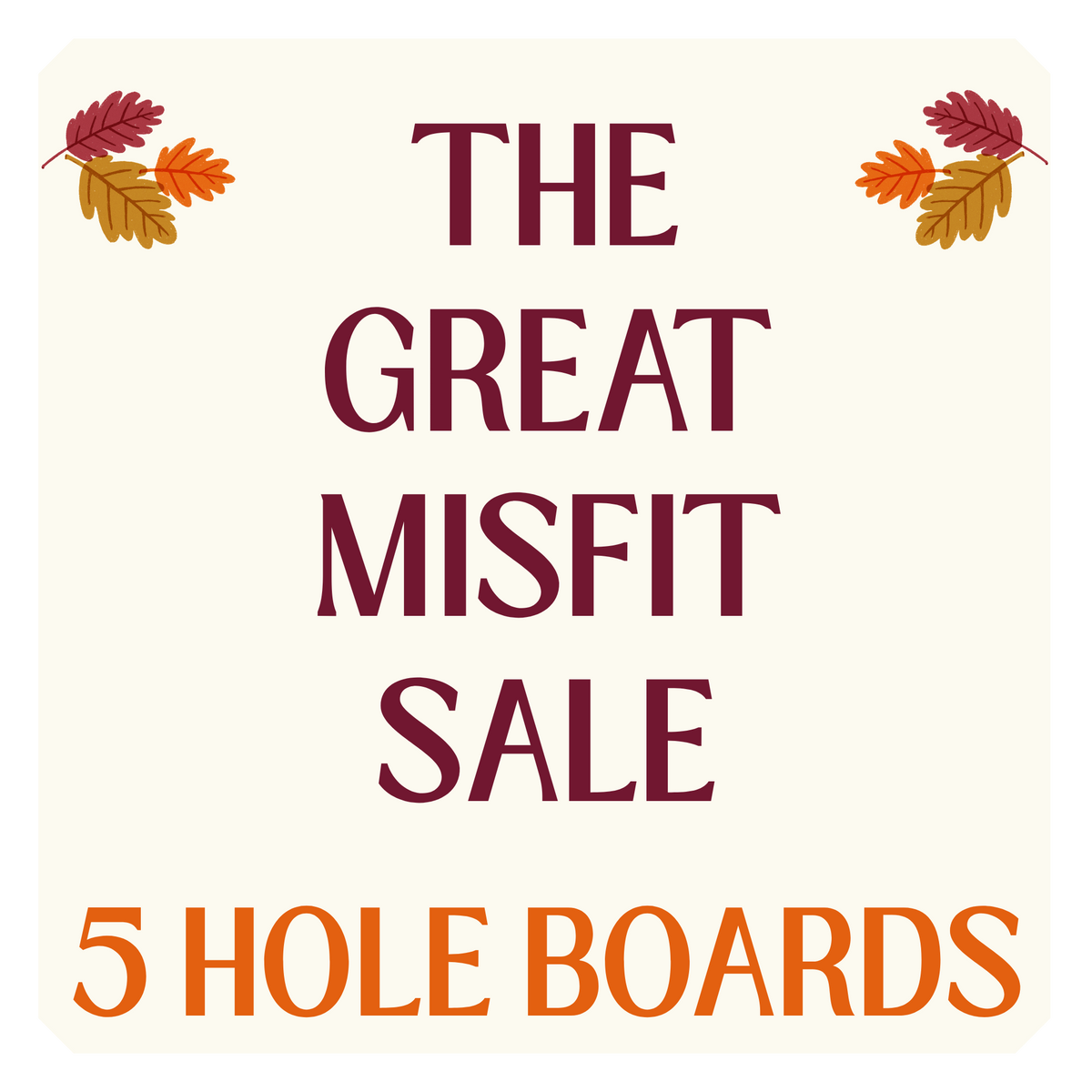 Misfit Special- Five Hole, Next Level Crokinole