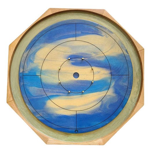 Crokinole Board - Reflective Seas
