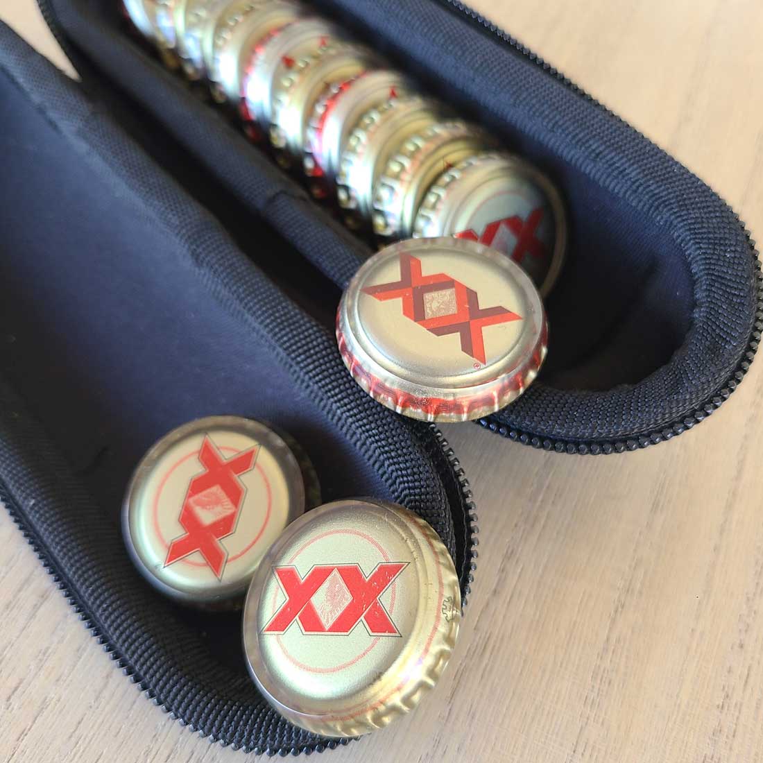 Bottle Cap Resin Crokinole Discs, Brand Sets