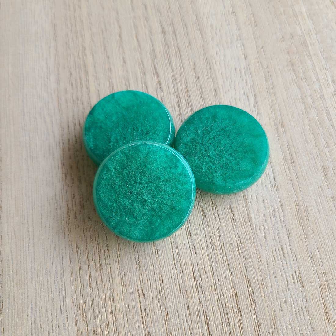 Resin Crokinole Discs, Solid Tones