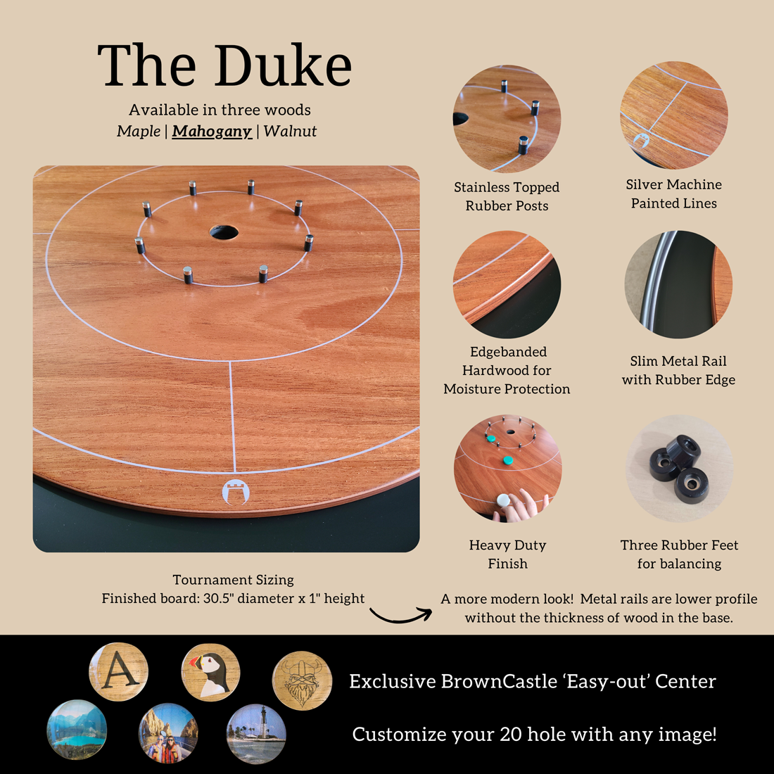 The Duke - Mahogany