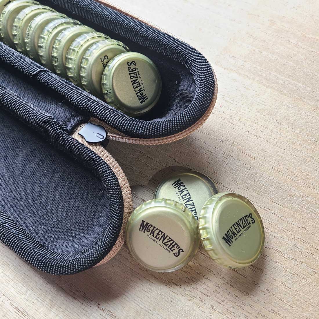 Bottle Cap Resin Crokinole Discs, Brand Sets