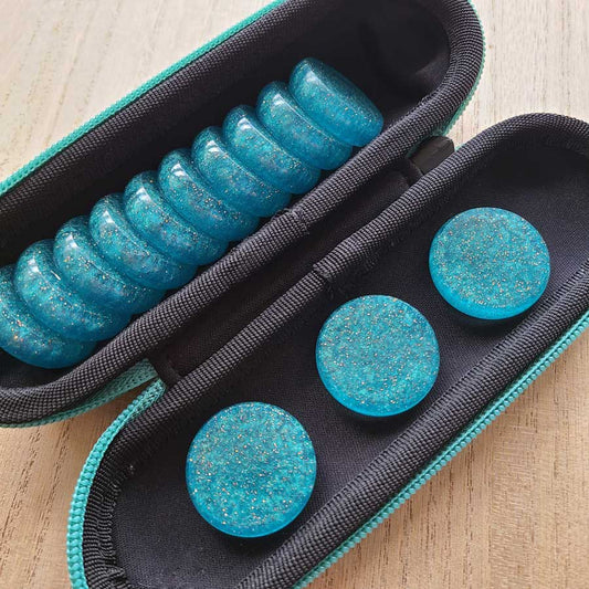 Crokinole Accessories - Resin Crokinole Discs, Peacock Tails