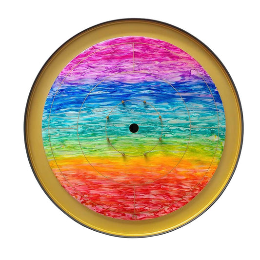 Crokinole Board - Rainbow  *Limited Edition*