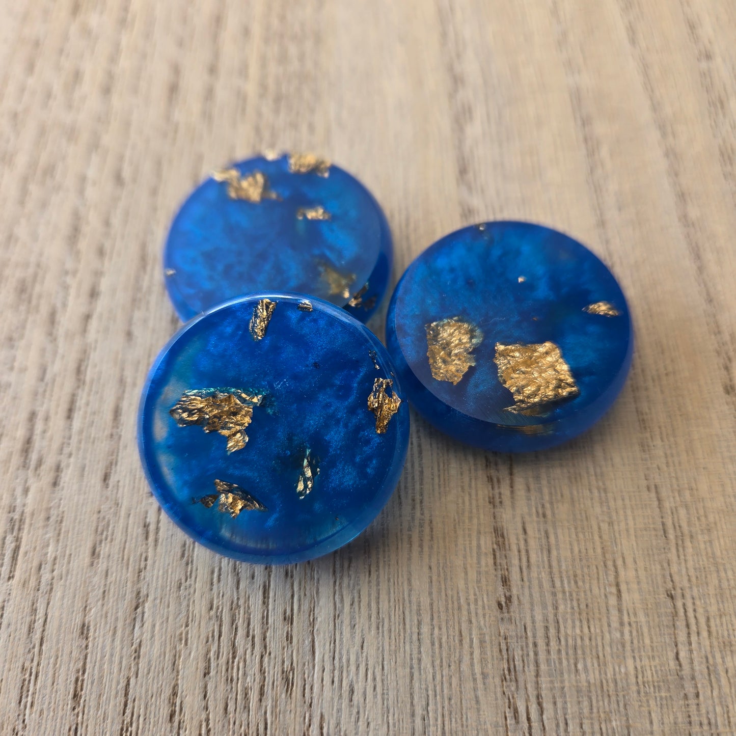 Resin Crokinole Discs, Gilded
