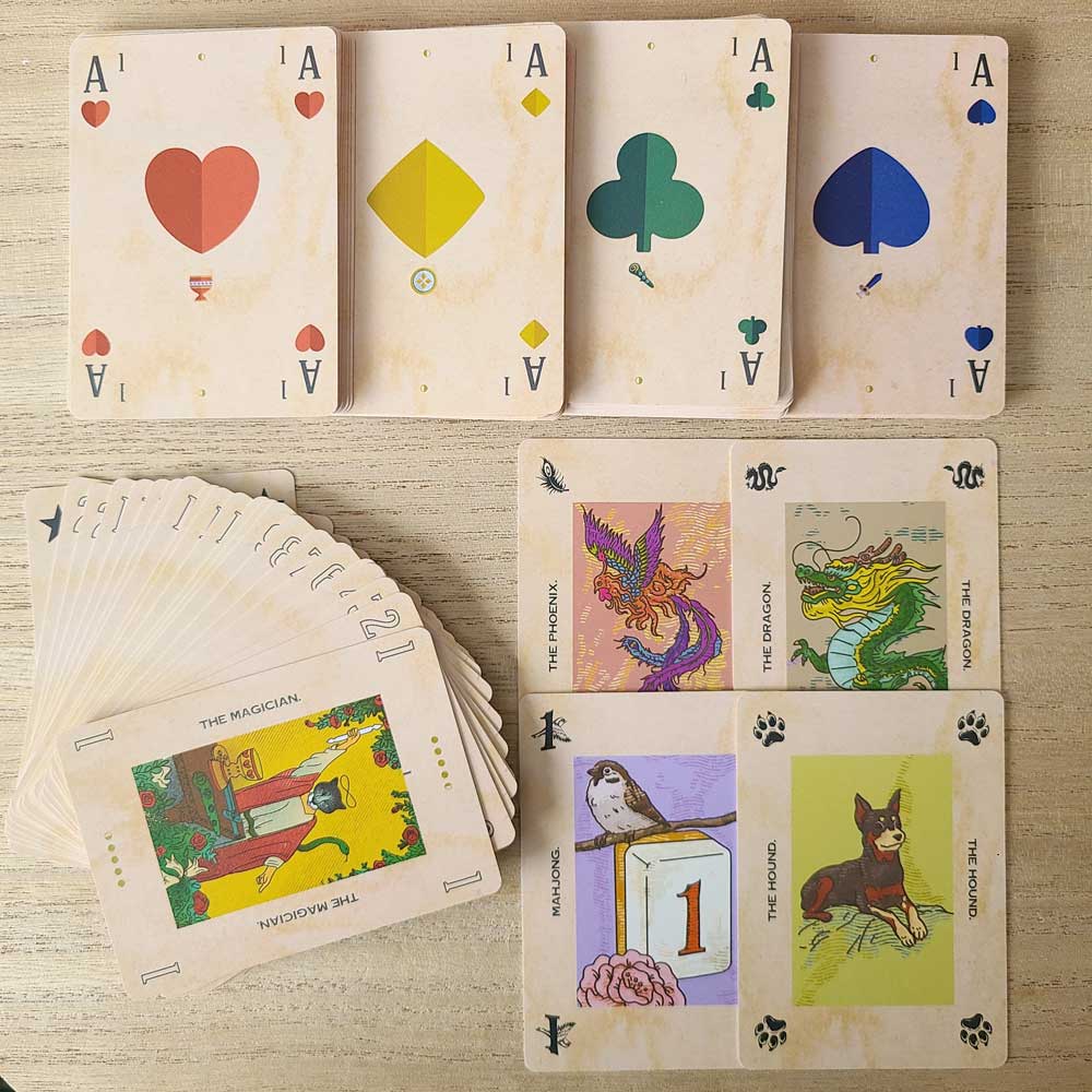french tarot card sleeves French Tarot Playing Card Deck, Living on Allotments by Sai Beppu – BrownCastle Games